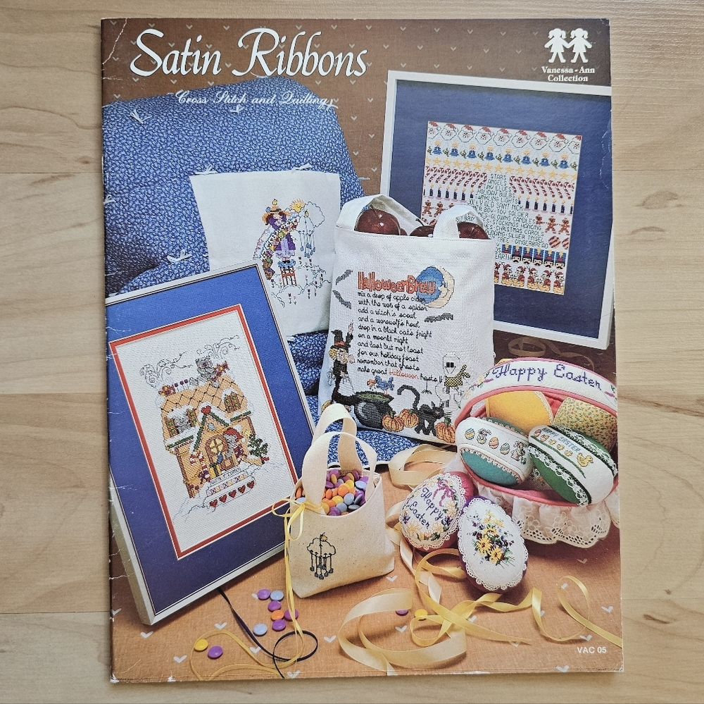 Leaflet Cross Stitch Vanessa-Ann "Satin Ribbons"